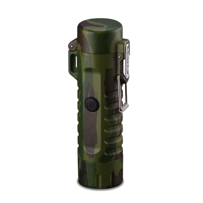 Многофункциональная Водонепроницаемая двухдуговая Зажигалка Usb с фонариком