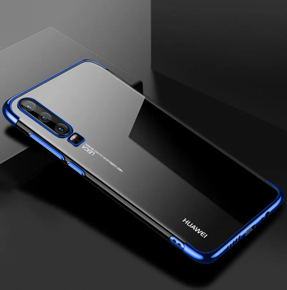 Чехлы с покрытием из ТПУ для Huawei P30 Pro Lite P20 P Smart 2019 Plus 2018 Мягкая силиконовая