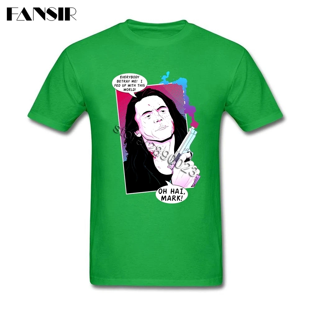 The Room Movie Tops Tee Summer Men T Shirt Short Sleeve Cotton Crew Neck T-shirt For Man | Мужская одежда