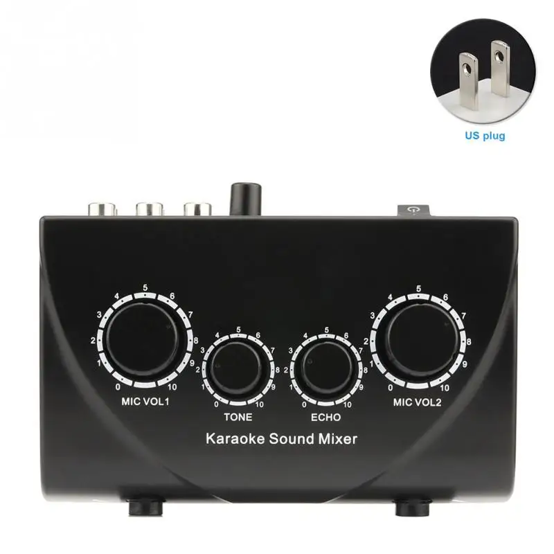 Профессиональный звуковой Миксер для караоке Портативная аудиосистема мини