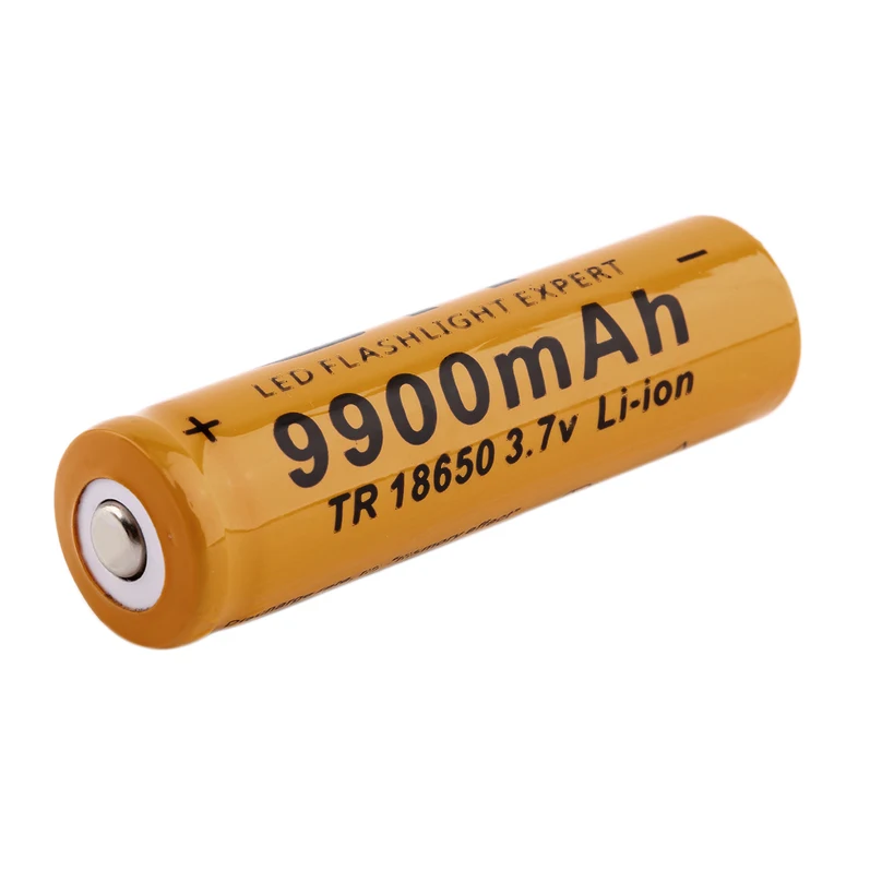 GTF 3 7 v 18650 аккумуляторная батарея 9900mAh литий-ионная для фонарика + зарядное