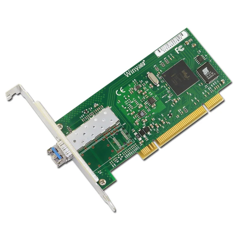 Winyao WY545DF LX PCI Настольный гигабитный волоконный lan Карта для 82545 PWLA8490LX Однопортовый