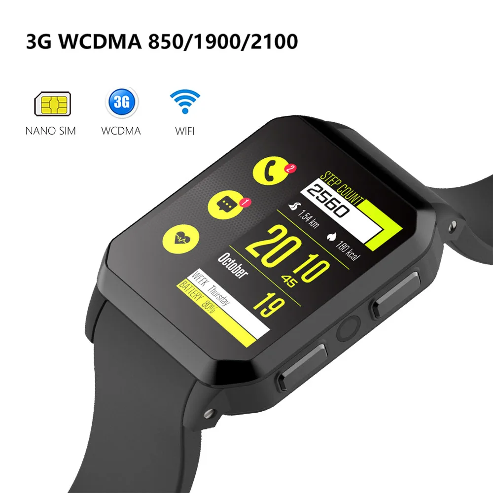 Смарт-часы 3g умные часы с Bluetooth на андроиде IP68 Водонепроницаемые gps WiFi часы с сердечным ритмом телефон камера часы для Xiaomi huawei телефон
