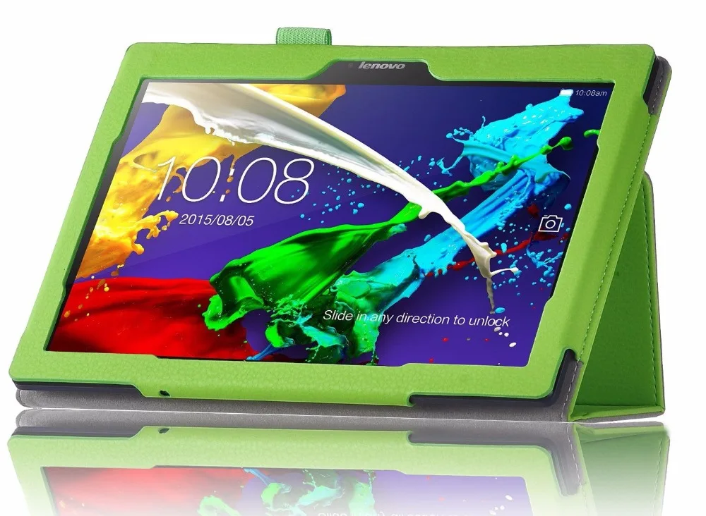 Чехол для Lenovo Tab 2 A10-30 X30 Smart Flip PU кожаный чехол X30F планшета + стилус | Компьютеры и