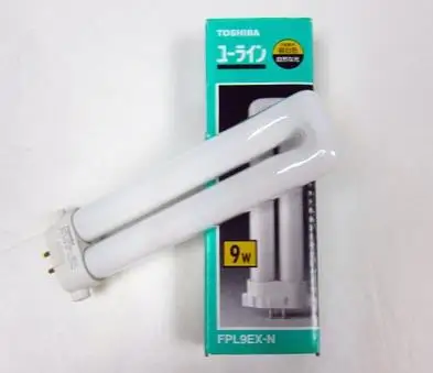 TOSHIBA FPL9EX N 9 ваттов CFL компактная люминесцентная лампа HITACHI FPL 9EX дневной свет 4 Пина