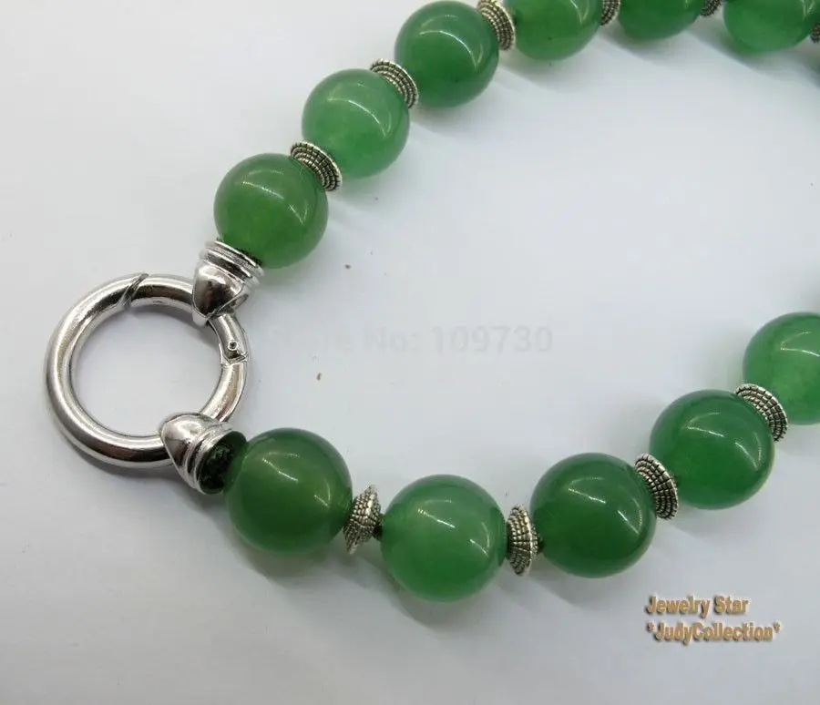 Огромный бисер из зеленого камня и тибетского серебра 00943 $1000|tibetan silver|necklace tibetantibet