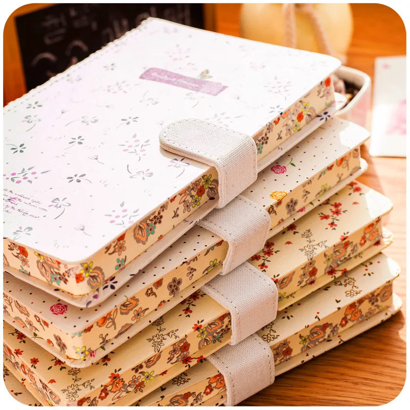 New Arrival Cute PU Leather Floral Flower Schedule Book Diary Weekly Planner Notebook School Office Supplies Kawaii Stationery new products on the shelves lovely flowers schedule diary weekly plan notebook school office supplies lovely stationery