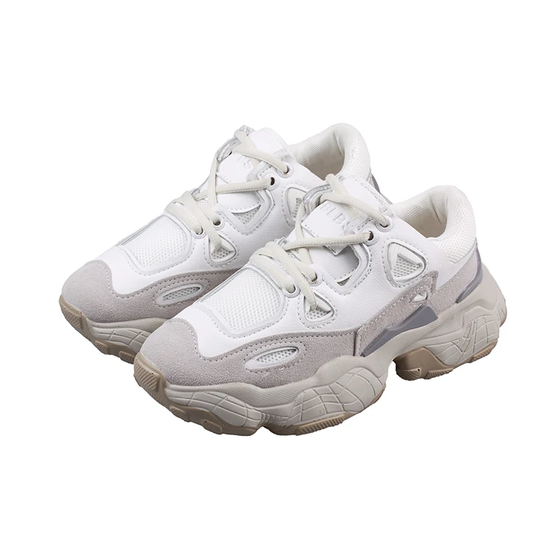 

Женские кроссовки в стиле Харадзюку, Новые повседневные кроссовки на толстой подошве в Корейском стиле для бега