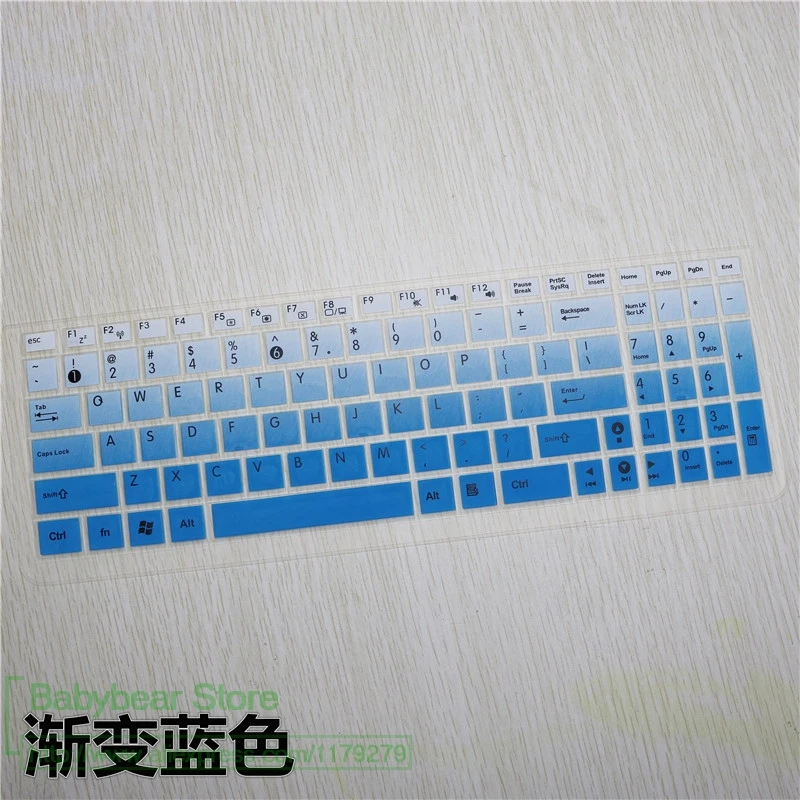fadeblue Обложка клавиатуры для ноутбука для ASUS VivoBook 15 X542BP X542U X542UQ X542UN X542UF X542UA X542UR X540 X540ma X540l X540s X541na 15,6 - Цвет: fadeblue