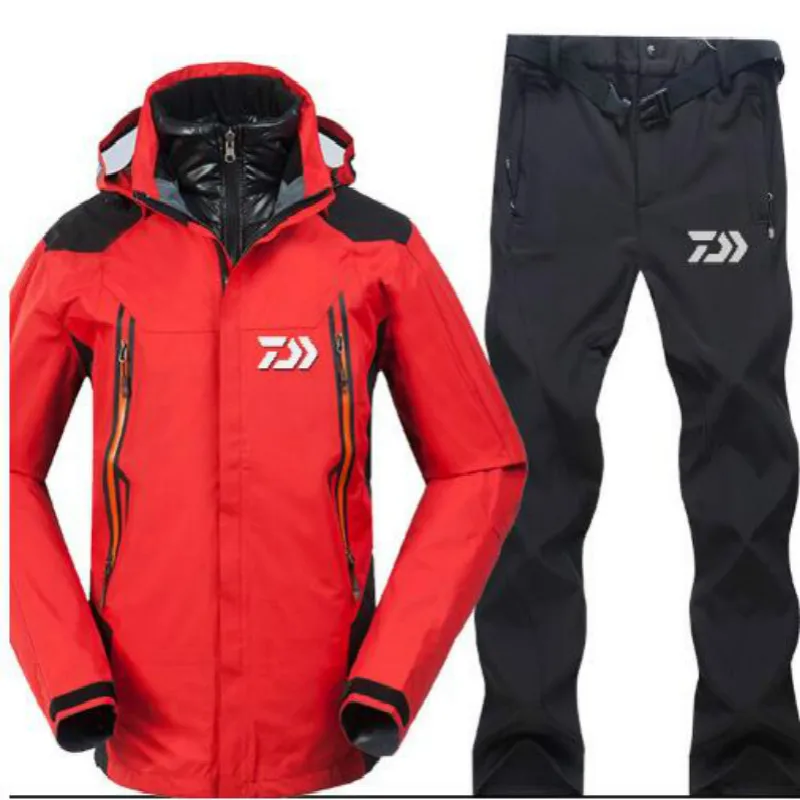 2019 бренд Daiwa комплекты одежды для рыбалки Мужские дышащие набор спортивной