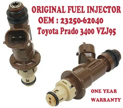 6 PIECES/ LOT ORIGINAL Fuel Injector For TOYOTA HILUX LANDCRUISER PRADO 5VZFE 3.4L 23250-62040 23209-62040 | Автомобили и