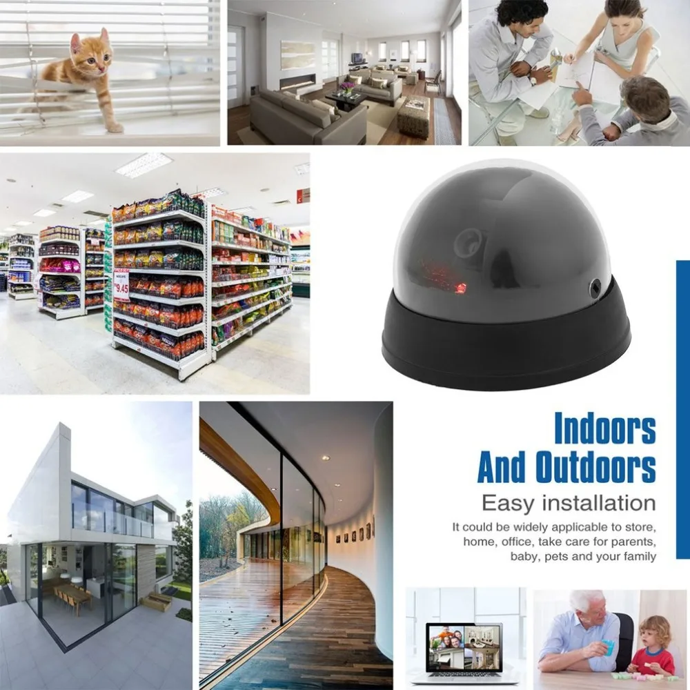 IP-1800 Dummy Security Camera High Quality security camera cctv Built in LED flashing light | Безопасность и защита