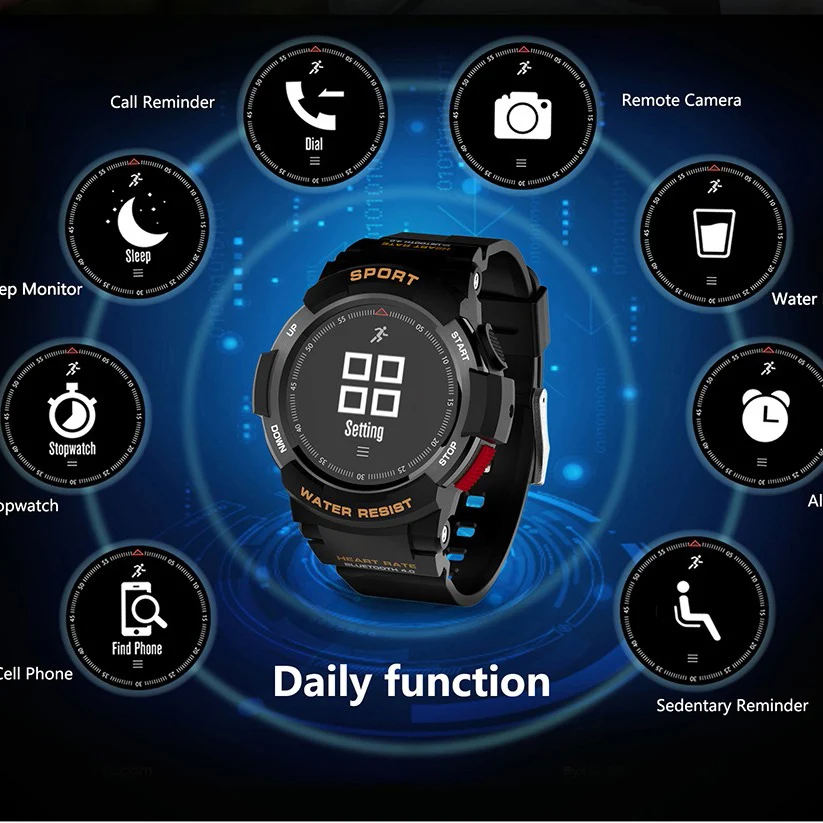 2018 Смарт-часы Pewant NRF51822 GPS IP68 Водонепроницаемые Bluetooth для мужчин умные часы с