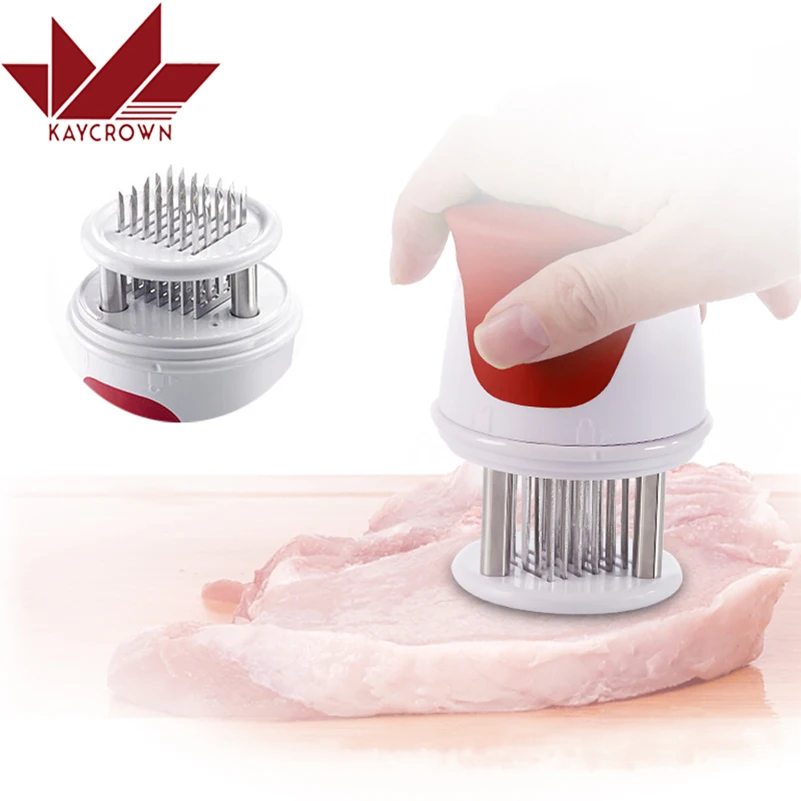

New Profession Stainless Steel Meat Tenderizer with 35 Blades Needle for Steak Pork Beef in Kitchen Accessories Cooking Tools