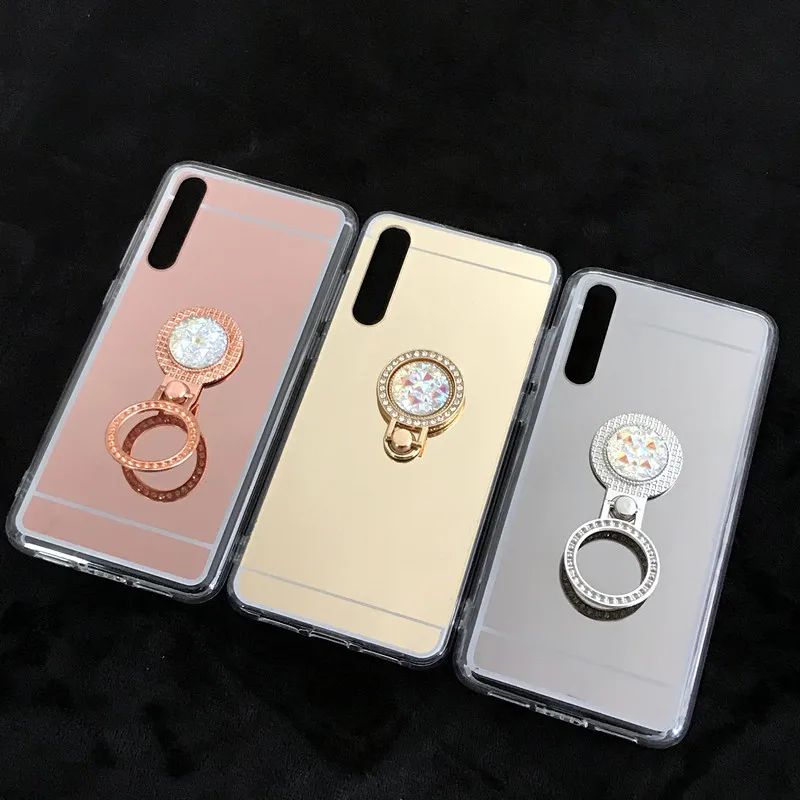 Чехол для телефона Huawei P20 lite Pro honor 9 10 mate p10 plus зеркальное Кристальное кольцо 7A y6 prime
