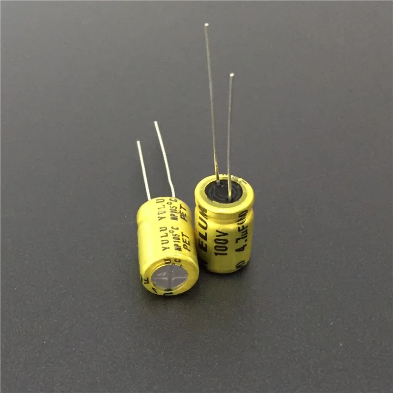 50 шт. 4 7 мкФ 100V ELUM NP 8x11 5 мм 100V4.7uF биполярный алюминиевый электролитический