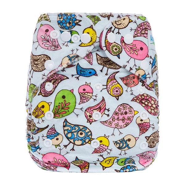 Недорогие детские подгузники из ткани Minky многоразовые и детская Пеленка из моющейся ткани с большим карманом двухрядная Талия - Цвет: D8