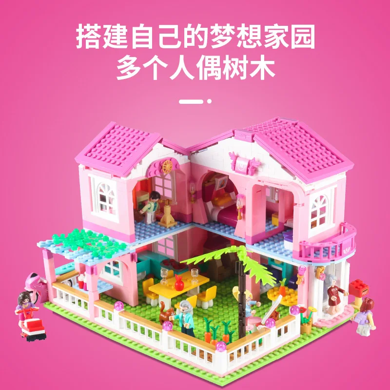 896 шт Детские развивающие строительные блоки игрушки Совместимые с Legoingly city Friends