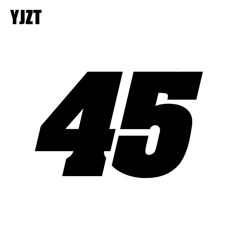 YJZT 14 2 см * 9 индивидуальный номер 45 виниловая наклейка на автомобиль графические