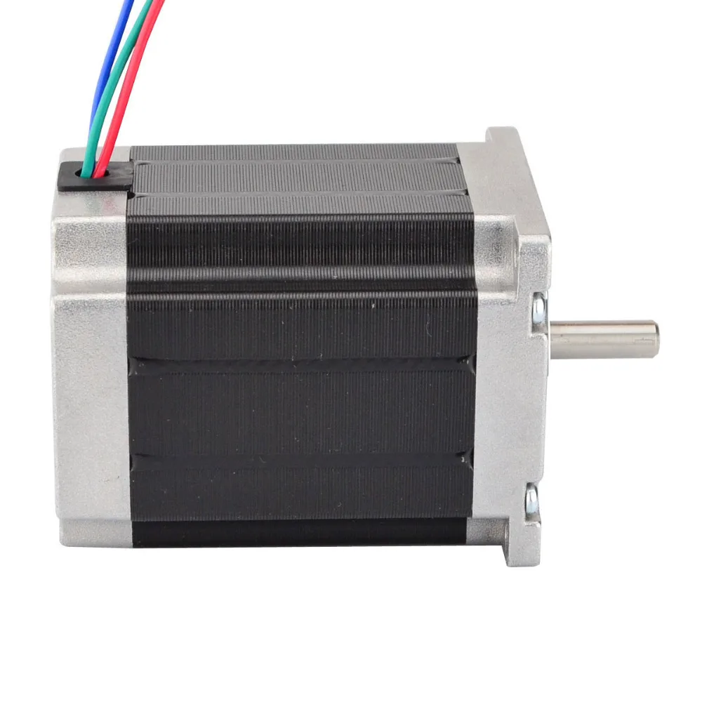 Фото 3 шт. 1.8deg Nema 23 шаговый двигатель биполярный CNC 1 8 deg 2.8A 1.9Nm (269oz. in) DIY фрезерный станок 3 шт. 1.8deg Nema 23 шаговый двигатель биполярный CNC 1 8 deg 2.8A 1.9Nm (269oz. in) DIY фрезерный станок