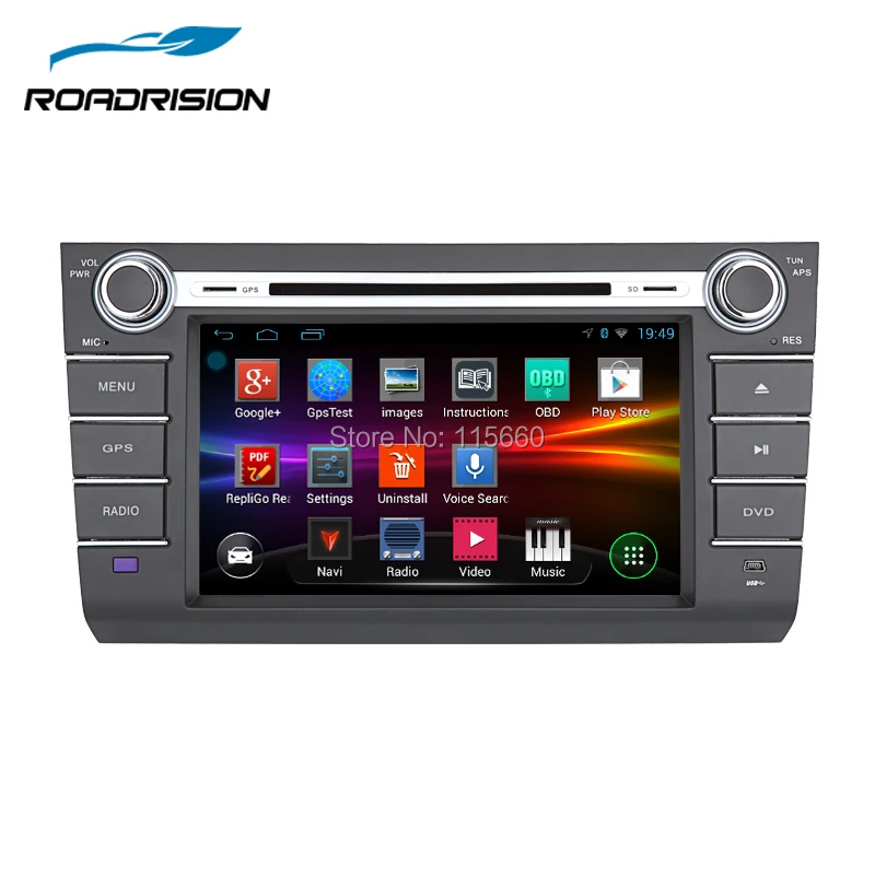 RoadRision автомобильный dvd плеер Android 6 0 для Suzuki Swift 2004 2010 GPS навигация Радио BT USB стерео