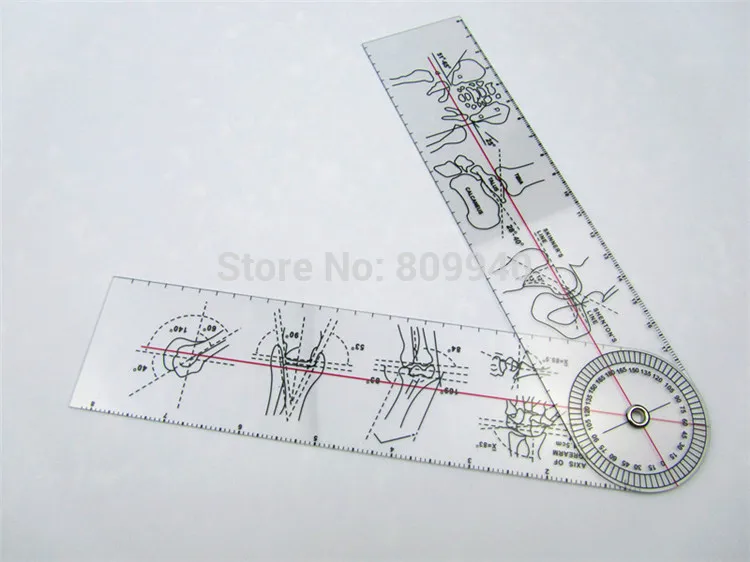 5 шт./лот! Спинальный Гониометр Дистальный радиулярный шарнир линейка