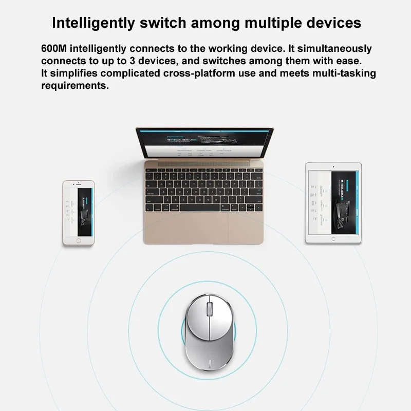 Новая многорежимная Беспроводная мышь Rapoo M600 с переключением между Bluetooth 3 0/4 0 и 2 4