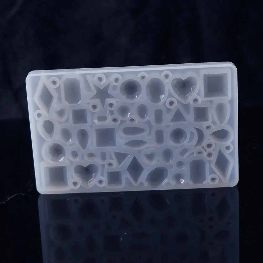 105*65mm Various Shapes Silicone Mold For Jewelry Charms Pendants Making Tool Handmade Crystal Epoxy Glitter Resin Molds | Дом и сад