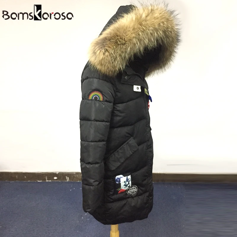 2019 большой натуральный мех зимняя куртка Для женщин пальто Теплый Тонкий Толстые