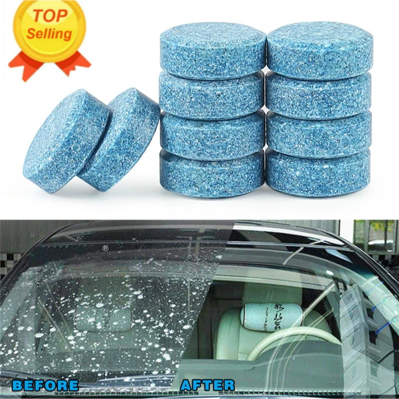 

10pcs Car wiper tablet Window Glass Cleaning Cleaner Accessories For Ford Focus 2 Fiesta Mondeo MK4 Transit Fusion Kuga Ranger
