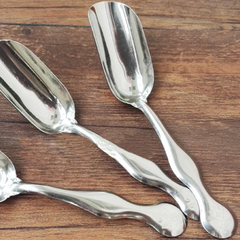 1 шт. минималистский дизайн из нержавеющей стали чайная ложка лопатка эфирные