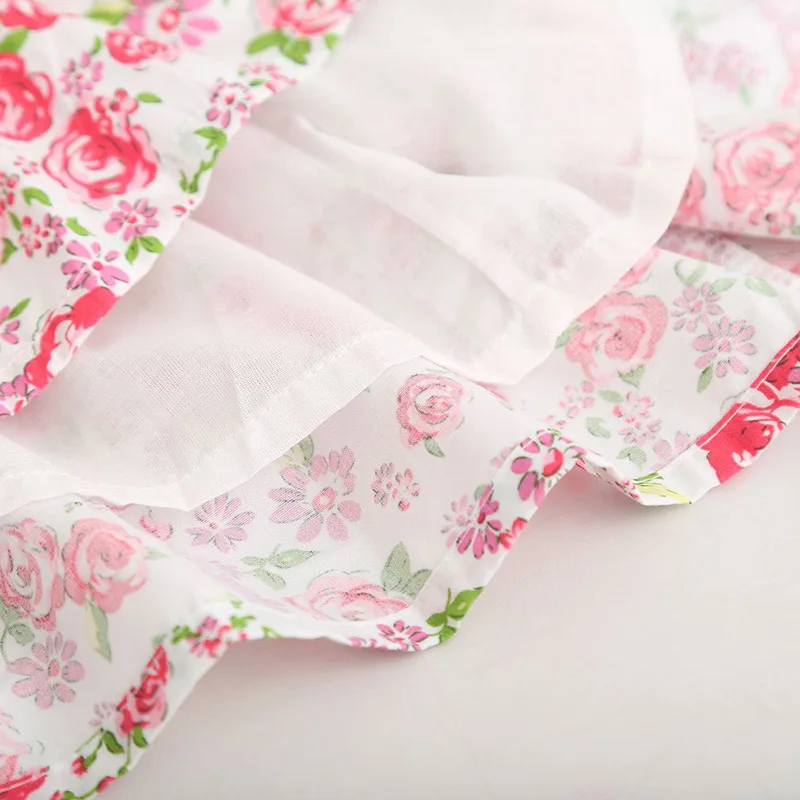 Dosoma Summer Floral Kids Dresses Cotton Sleeveless Children Clothing For Girls Party Wedding Dress 2018 Brand Princess | Детская одежда