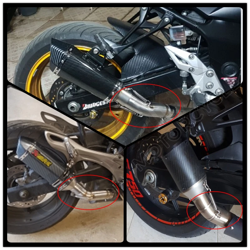 GSR750 GSR 750 глушитель для мотоцикла средняя труба полная система без шнуровки suzuki