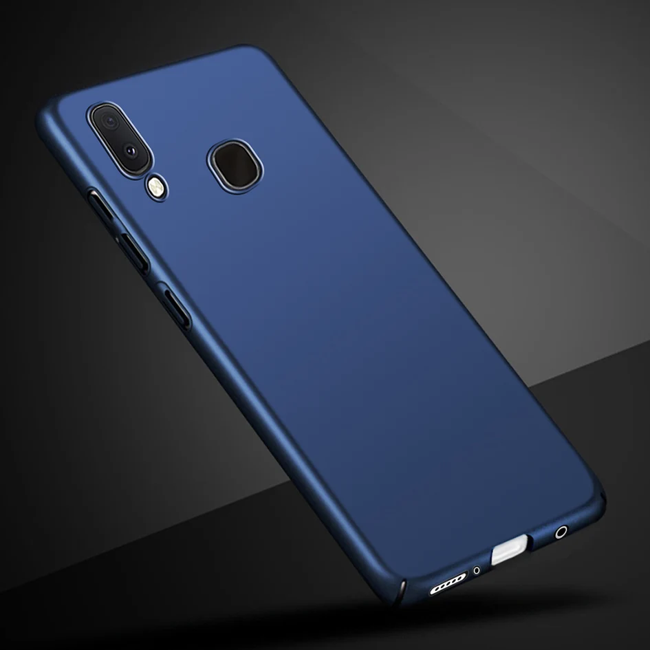 Для samsung Galaxy A20e A20s A20 чехол матовый Жесткий PC пластик задняя крышка для samsung A 20 20s 20e A202 A205 A207 чехол для телефона - Цвет: Royal Blue