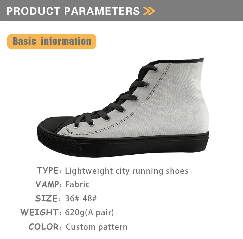 FORUDESIGNS/парусиновая обувь с высоким берцем и цветочным принтом для женщин