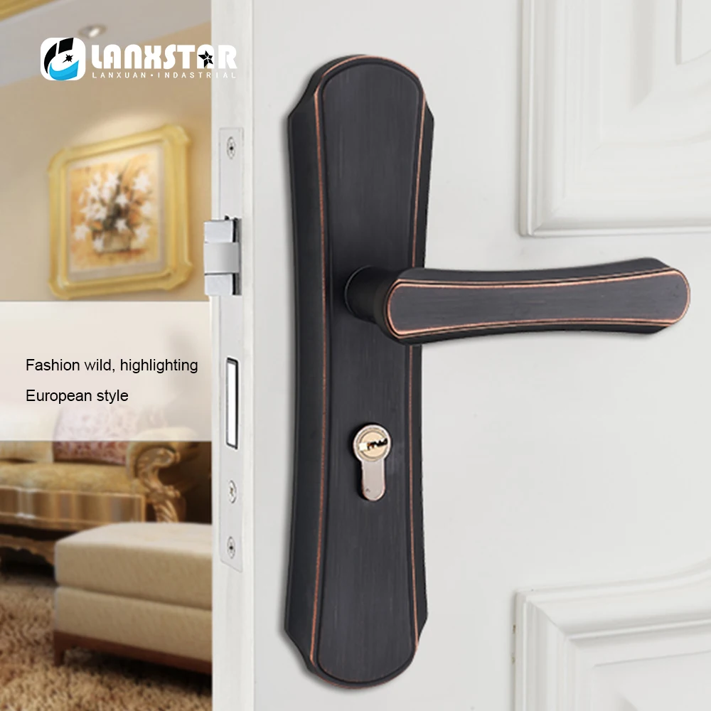 Современный дизайн дверная ручка замок Европейский алмаз кристальная