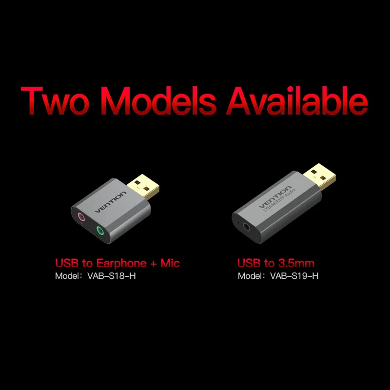 Звуковая карта Vention USB адаптер для аудио наушников на 3 5 мм внешняя звуковая PUBG 7 1