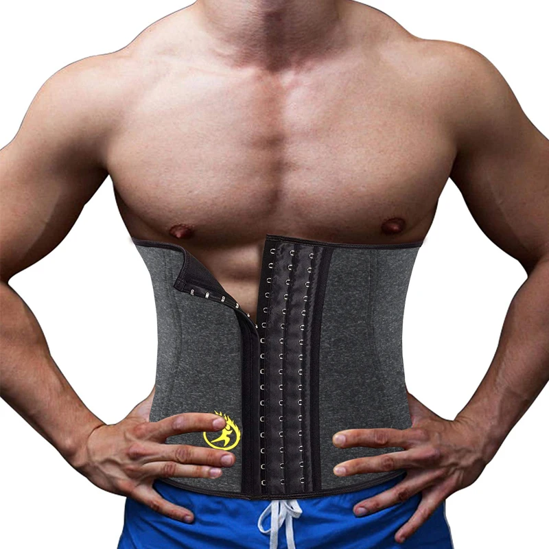 

SEXYWG XS-5XL Neoprene Body Shaper for Man Waist Trainer Cincher Corset Men Fitness Modeling Belt Tummy Slimming Strap Plus Size