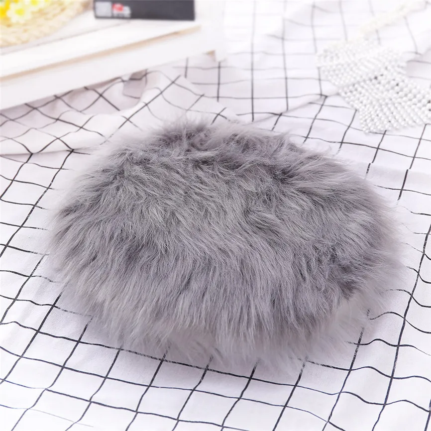 Мягкий коврик из искусственной овечьей кожи чехол для стула искусственная