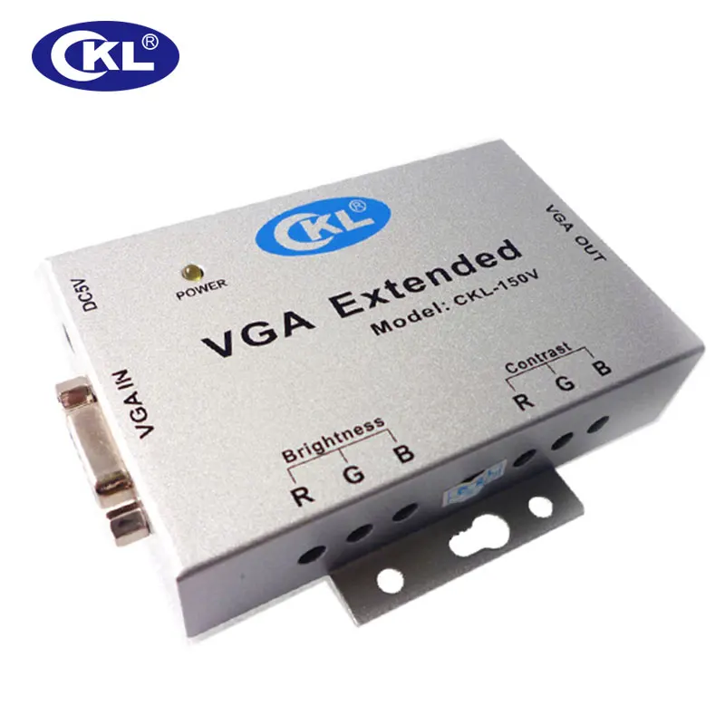 Усилитель сигнала VGA CKL 150V удлинитель до 150 м (492 футов) через кабель Cat5e|cat5e cable|vga signal
