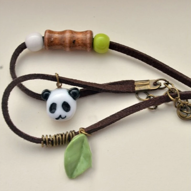2018 горячая Распродажа Новое поступление ручной керамический браслет с пандой и