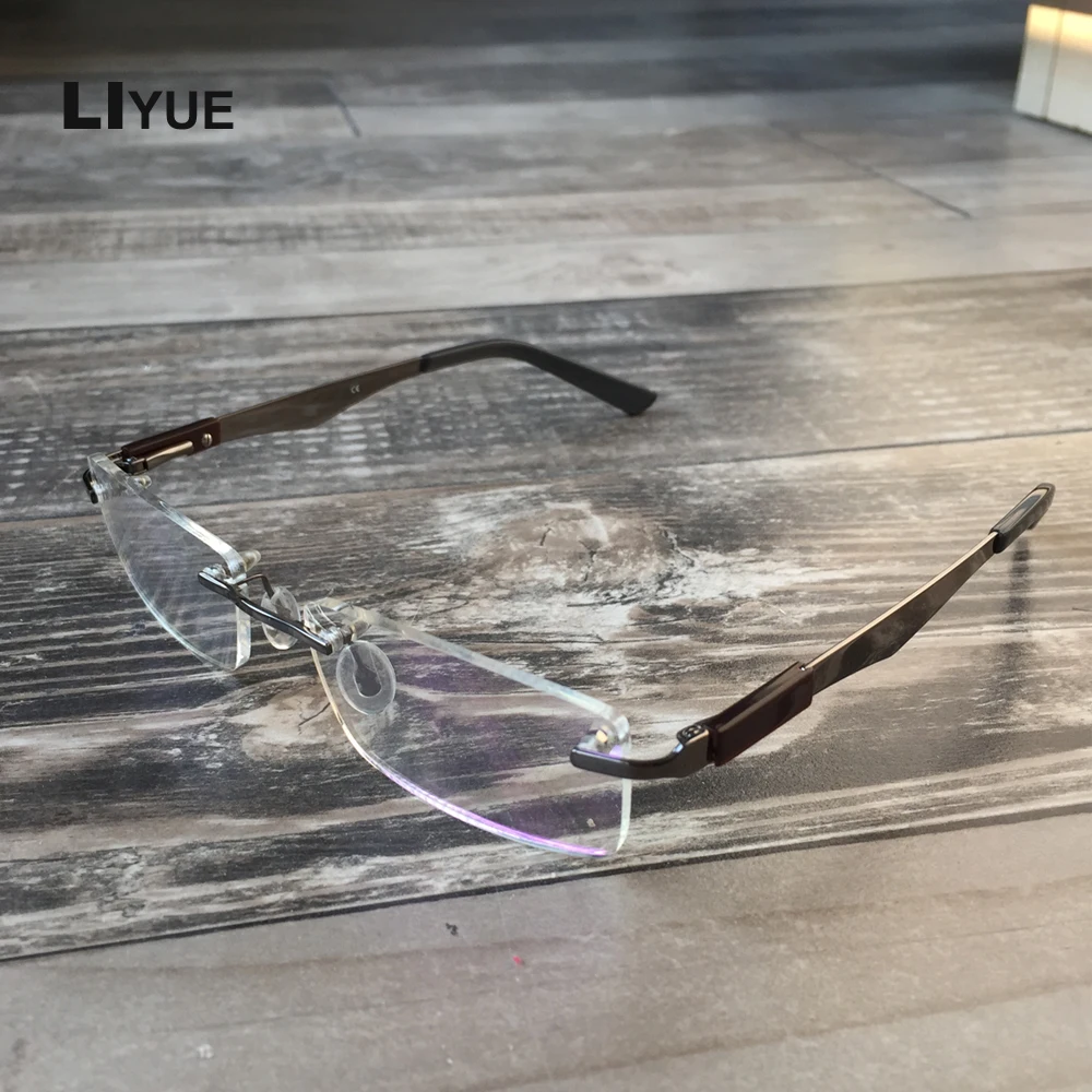 Rimless spectacles Optical glasses frame for women clear fashion eye frames men Prescription eyewear oculos de grau |