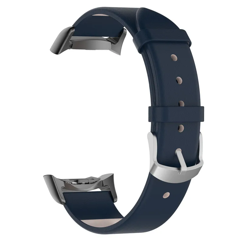 Blue Наручный ремешок для samsung gear Fit 2 SM-R360 R365 кожаный браслет с ремешком для samsung gear Fit 2 Pro ремешок для часов gear fit2 Band - Цвет: Blue