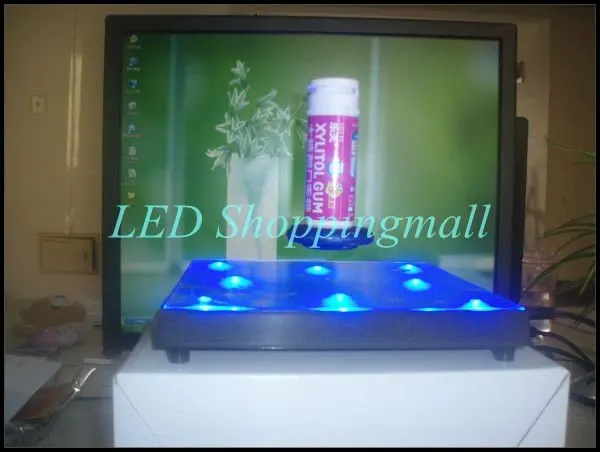 LED Magnetic Levitation Floating Globe Plate Anti Gravity Automatic Rotation for Display Decoration New Arriving |