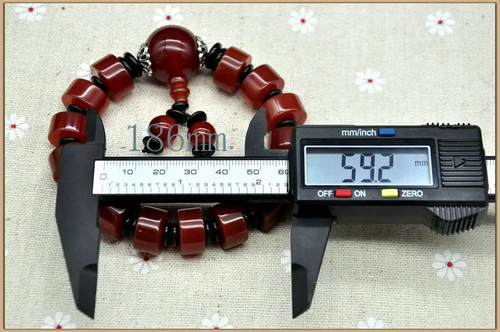 Yumten Природный Рубин Бусины Браслеты Mujer armbanden voor vrouwen Для мужчин Jewelry erkek bileklik