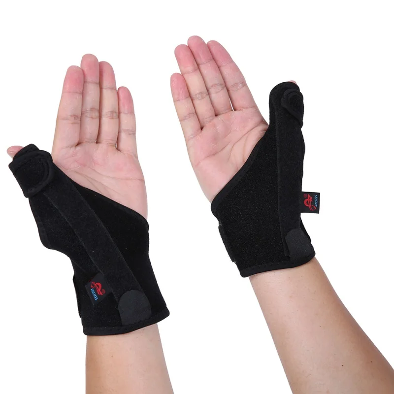 Adjustable Medical Sport Thumb Spica Splint Brace Support Stabiliser Black Wrap | Спорт и развлечения