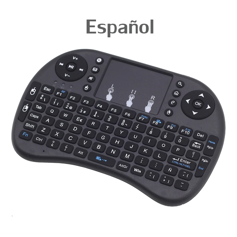 

Мини-клавиатура беспроводная, 2,4 ГГц, с тачпадом, 100 шт.