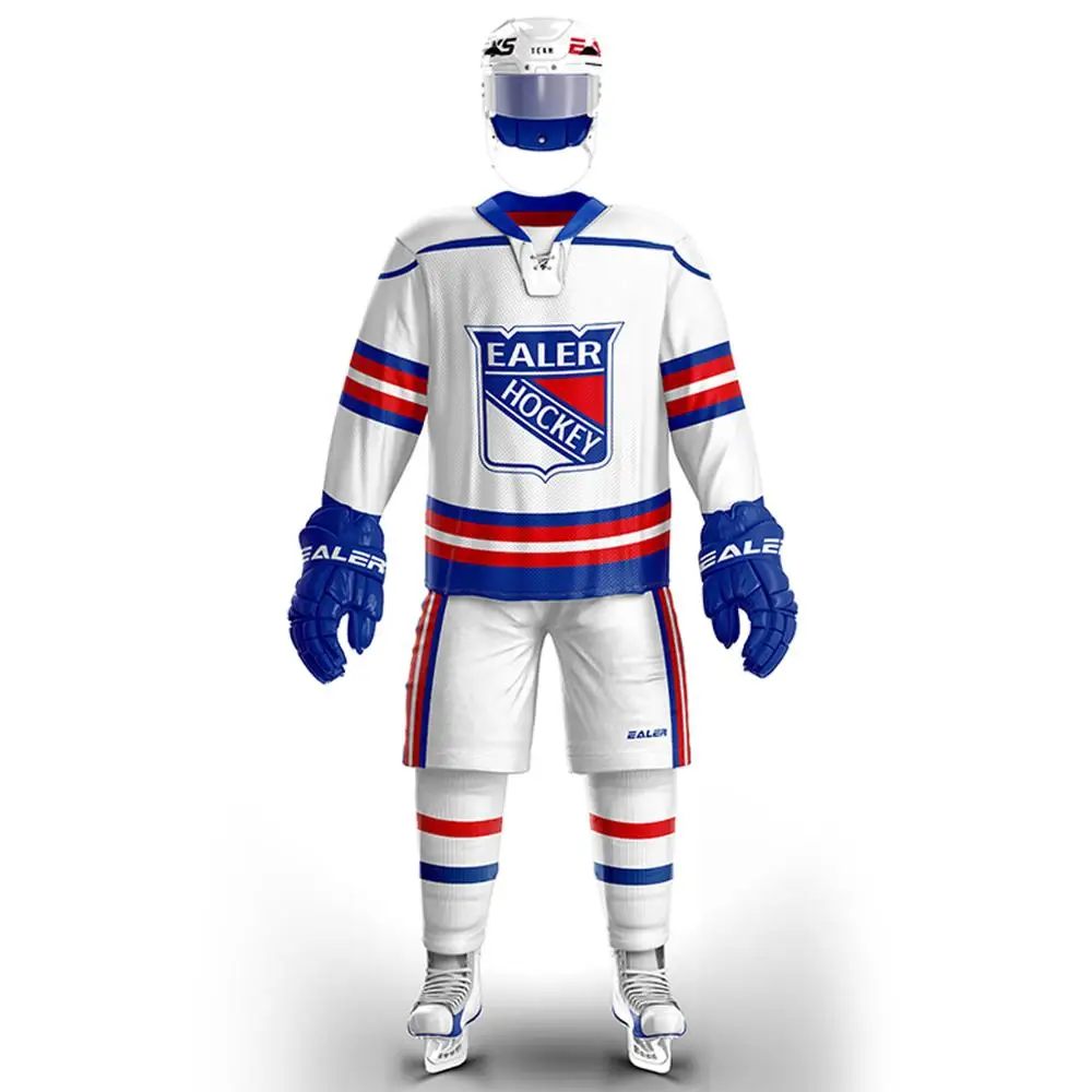 

JETS free shipping Rangers ice practice hockey jerseys With Printing EALER Logo in stock customized E035