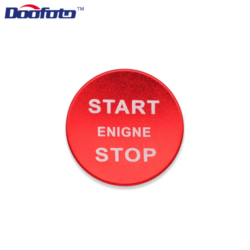 Button Cover Red Doofoto аксессуары авто украшение интерьера черный серебристый красный чехлы кольца Чехол для Land Rover Дискавери Спорт диапазон стайлинга автомобилей - Цвет: Button Cover Red