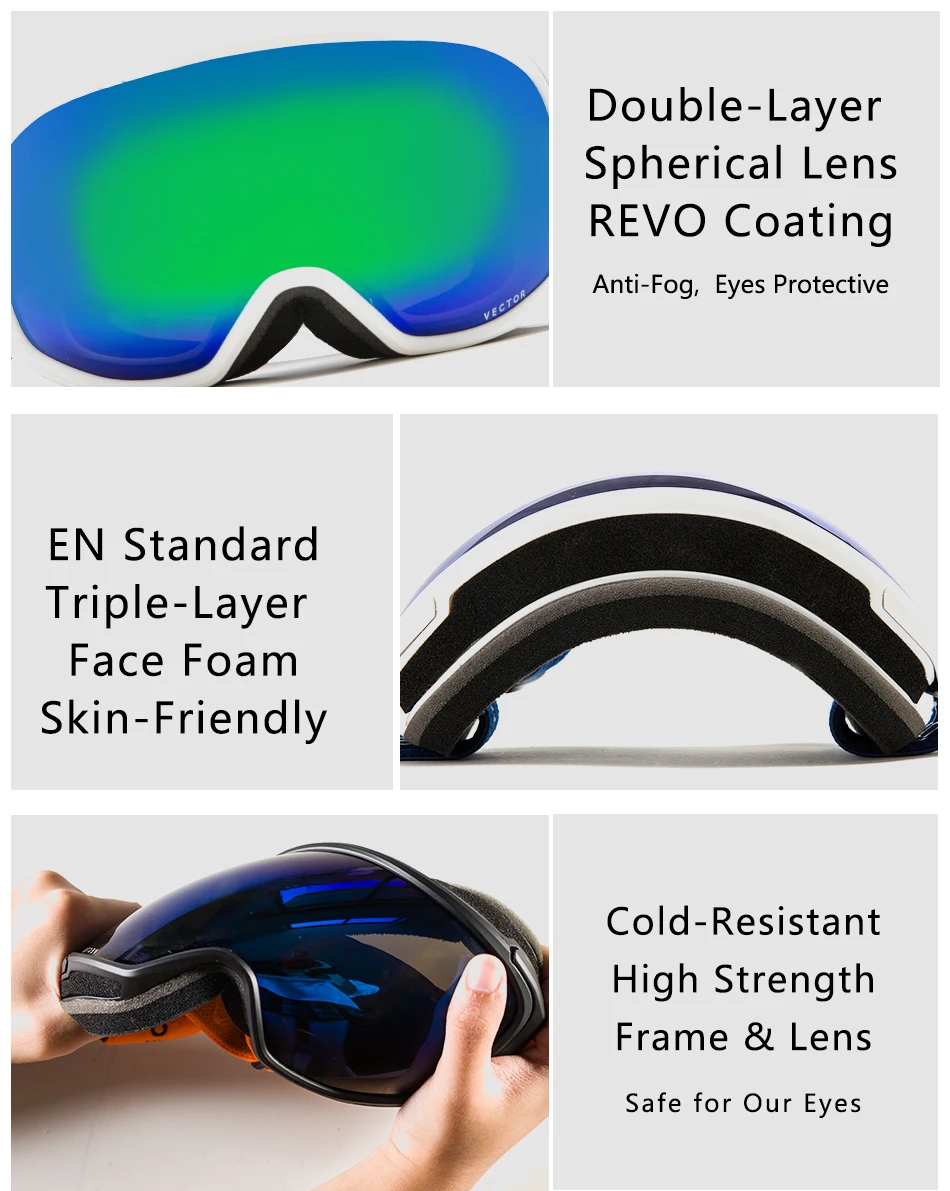 Профессиональные лыжные очки для сноуборда новинка 2019 мужские и женские